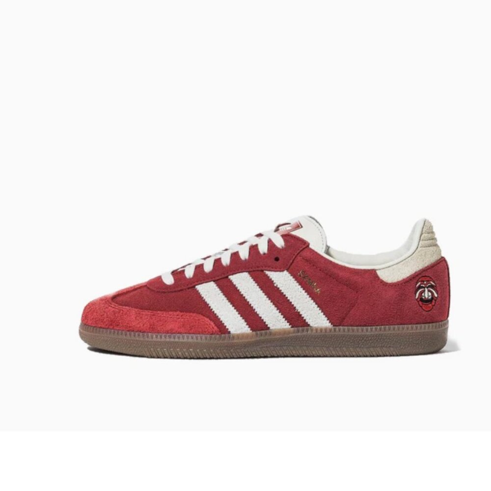 adidas originals SAMBA OG Talchum Pack Scarlet women's and men's red shoes